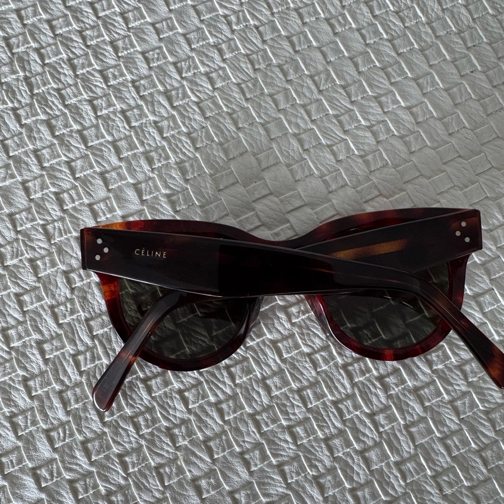 Celine Tortoise Shell Sunglasses - Picture 7 of 14